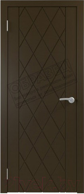 Дверной блок Та самая дверь Л12 ЗАЛ 130x210 левая (графит)