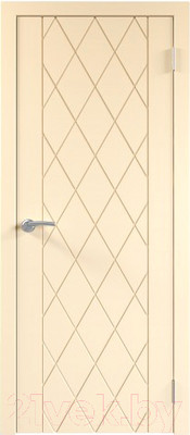 Дверной блок Та самая дверь Л12 80x210 правая (ваниль)
