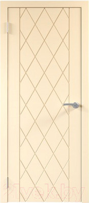 Дверной блок Та самая дверь Л12 100x210 левая (ваниль)