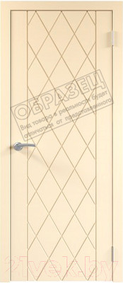 Дверной блок Та самая дверь Л12 ЗАЛ 150x210 правая (ваниль)