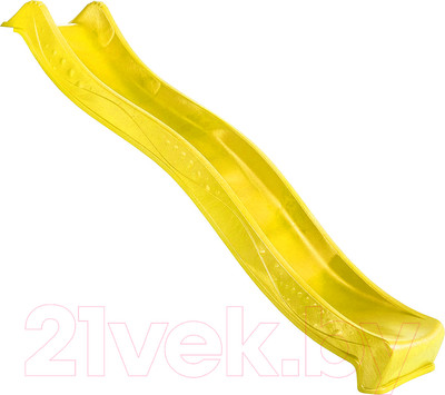 Скат для горки KBT Yulvo HDPE / 400.012.003.001 (с подключением к воде, желтый)