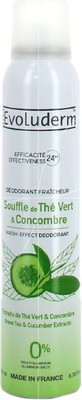 Дезодорант-спрей Evoluderm Green Tea & Cucumber Extract (200мл)