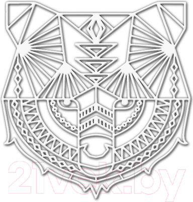 Декор настенный Arthata Медведь 35x35-V / 026-1