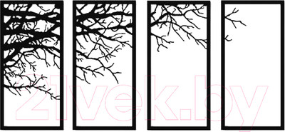 Декор настенный Arthata Крона дерева 110x50-B / 020-4