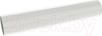 Труба водосточная Ruplast 90мм ПВХ RAL 9010 (3м, белый)