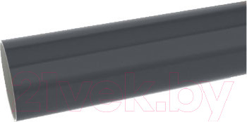 Труба водосточная Ruplast 90мм ПВХ RAL 7024 (3м, серый графит)