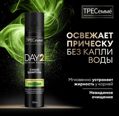 Сухой шампунь для волос Tresemme Очищающий (250мл)