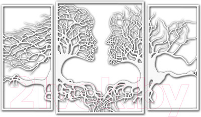 Декор настенный Arthata Кроны любви 140x85-V / 024-3