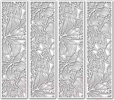 Декор настенный Arthata Цветы 95x110-V / 028-4