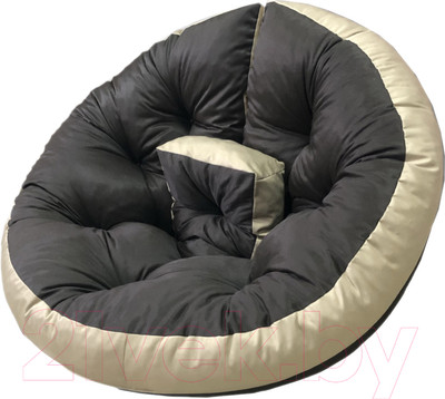 Бескаркасное кресло-трансформер Angellini 9с0011тр (S, коричневый/бежевый)