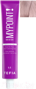 Гель-краска для волос Tefia Mypoint Tone On Tone 10/7 (60мл, экстра светлый блондин фиолетовый)