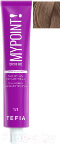 Гель-краска для волос Tefia Mypoint Tone On Tone 8/1 (60мл, светлый блондин пепельный)