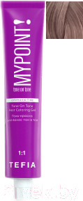 Гель-краска для волос Tefia Mypoint Tone On Tone 8/17 (60мл, светлый блондин пепельно-фиолетовый)