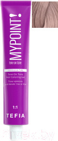 Гель-краска для волос Tefia Mypoint Tone On Tone 9/17 (60мл, очень светлый блондин пепельно-фиолетовый)