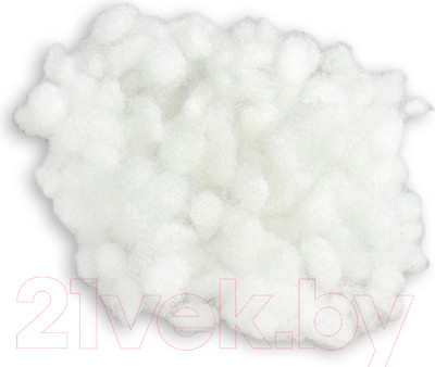 Наполнитель для домашнего текстиля Файбертек Синтетическое чесаное ФБ4 (0.5кг, шарики)