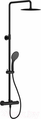 Душевая система со смесителем Cersanit Brasko Black 63112/64527
