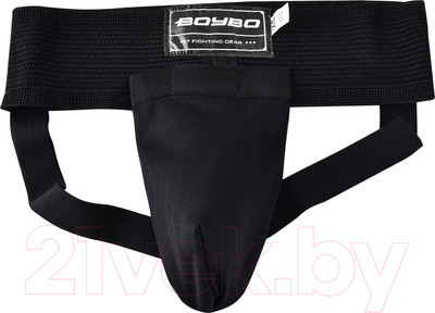 Защита паха для единоборств BoyBo BG150 (XL, черный)