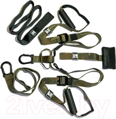 Петли TRX Original FitTools FT-SQUAD (хаки)