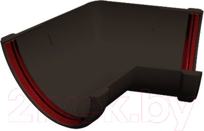 Угол желоба Grand Line ПВХ 135 градусов RR 32 (коричневый)