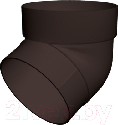 Колено трубы водосточной Grand Line ПВХ 67 градусов RR 32 (коричневый)