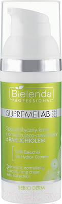 Крем для лица Bielenda Professional Supremelab Sebio Derm нормализующий с бакучиолом (50мл)