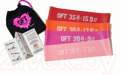 Набор эспандеров Original FitTools FT-75-MORENA (4шт)