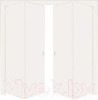 Дверной блок Та самая дверь Книга Л3 ЗАЛ 130x210 универсальная (белый)