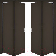 Дверной блок Та самая дверь Книга Л3 ЗАЛ 150x210 универсальная (графит)