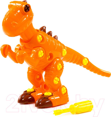 Игрушка-конструктор Полесье Тираннозавр / 77158 (40эл)