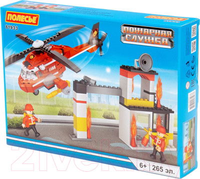 Конструктор Полесье Классик. Пожарная служба-2 / 81933 (265эл)