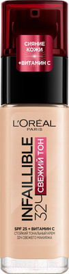 Тональный крем L'Oreal Paris Infaillible с дозатором 020 слоновая кость (30мл)