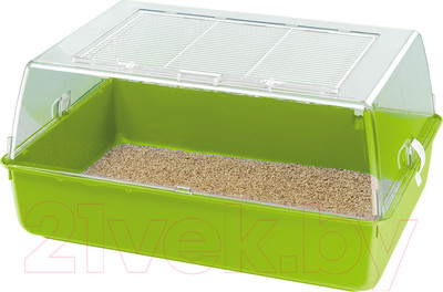 Клетка для грызунов Ferplast Mini Duna Multy / 57074499W2 (салатовый)