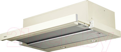 Вытяжка телескопическая Akpo Light Eco Glass 60 WK-7 (бежевое стекло)