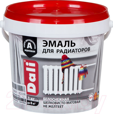 Эмаль DALI Для радиаторов (1кг, акриловая)