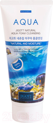 Пенка для умывания Jigott Natural очищающая увлажняющая (180мл)