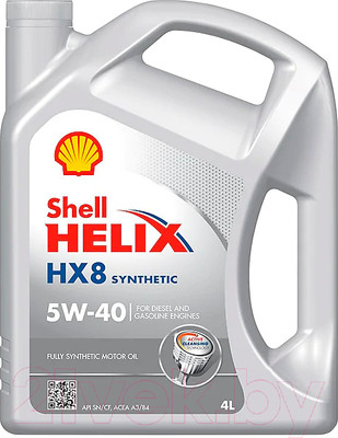 Моторное масло Shell Helix HX8 Synthetic 5W40 (4л)