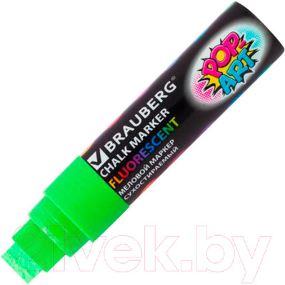 Маркер меловой Brauberg Pop-Art / 151542 (зеленый)
