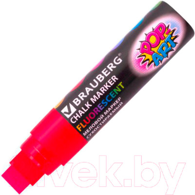 Маркер меловой Brauberg Pop-Art / 151539 (красный)