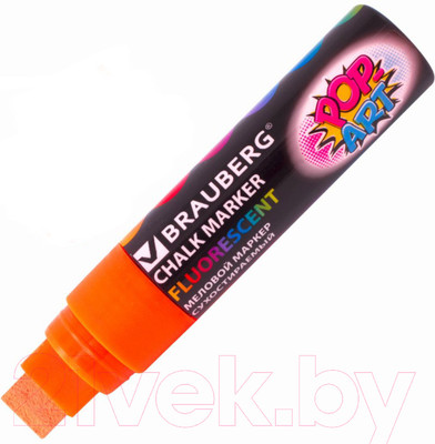 Маркер меловой Brauberg Pop-Art / 151541 (оранжевый)