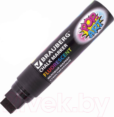 Маркер меловой Brauberg Pop-Art / 151544 (черный)