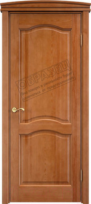 Дверной блок Та самая дверь М 7 массив сосны СУ с порогом 80x210 правая (орех светлый)