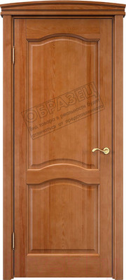 Дверной блок Та самая дверь М 7 массив сосны ЗАЛ 150x210 левая (орех светлый)