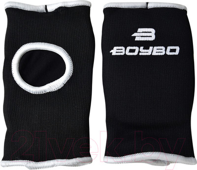 Перчатки для карате BoyBo Хлопок (L, черный)