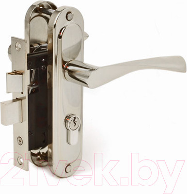 Замок врезной Avers 0823/60-NI (хром)