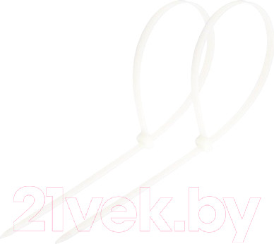 Стяжка для кабеля Rexant 07-0250-25 (25шт, белый)