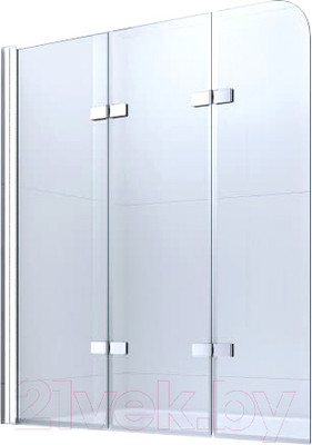 Стеклянная шторка для ванны Berges City 2.0 90x140 / 062013