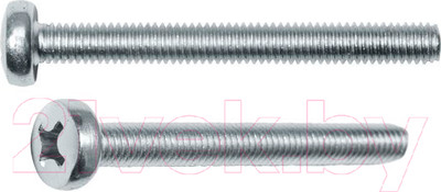 Винт Starfix Полусфер. головка М5x60 DIN 7985 прочность 5.8 / SMC3-104955-250 (250шт, оцинкованный, неполная резьба)