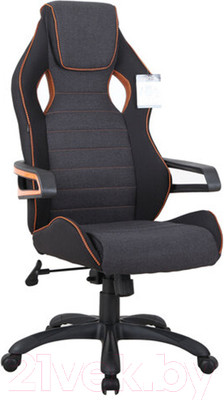 Кресло геймерское Brabix Techno Pro GM-003 / 531813 (черный/серый/оранжевый)
