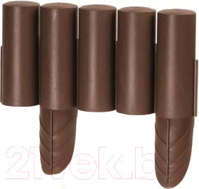 Бордюр садовый Prosperplast Palisada Ogrodowa IPALPLUS-R222 (коричневый)