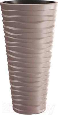 Кашпо Prosperplast Sand Slim DPSA350-7529U (мокко)
